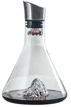 Cooko Decantador de vinho com filtro aereador, jarro de vinho tinto, aerador de vinho,accesorios de vino de (1200 ml)