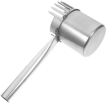 iplusmile Artefact Cueillette De Fruits Airelle Cuillère à Cueillir des Myrtilles Cueilleur De Noix Attraper Récolte Cueilleur De Fruits Cueilleur De Pommes Carottier Craquelin Silver Le Fer