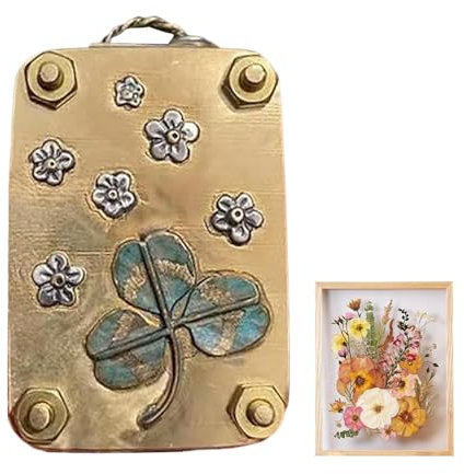 Mikro-Blumenpresse, Metall Blumen Pressen, Kreative Miniatur-Pflanzenpresse, Selbstgemachte Embossing-Maschine, Gepresste Pflanzen-Konservierungsset Für Kunsthandwerksliebhaber