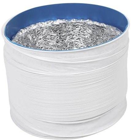 Homoyoyo Flexibler Pvc-luftkanalschlauch Tragbares Rohr Für Auspuff Und Entlüftung Als Schlauchverlängerung Für Trockner Und Klimaanlagen