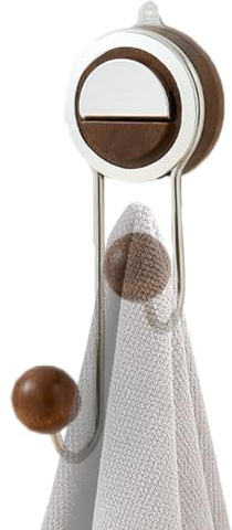 doyandader Ganchos de succión para pared de ducha, organizador de vacío fuerte | Ganchos de sin taladro, para baño, cocina, sala de estar, duchas de, bata, llaves, paraguas, sombreros