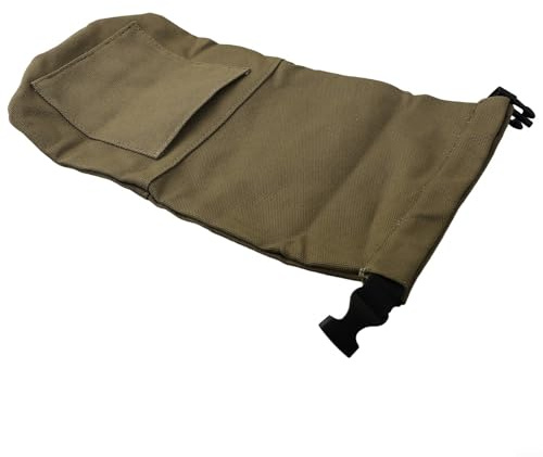 Besttoolifes Sac de rangement en toile pour lanterne de camping pour kérosène ou huile pour lampe d'extérieur randonnée accessoires housse avec fermeture à boucle supérieure et poche extérieure de