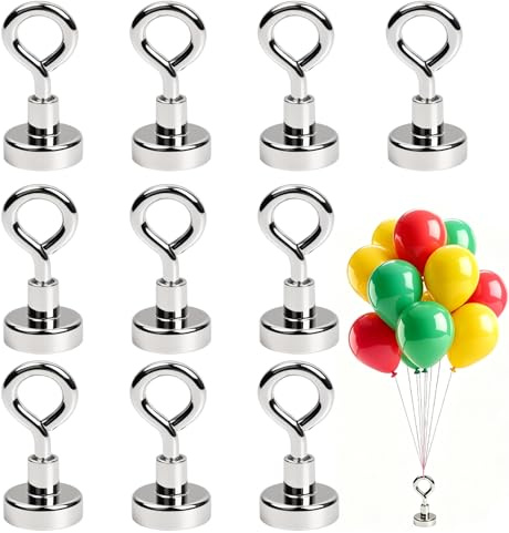Paquete de 10 pesas para globos de helio, pesas para globos, decoración de fiestas de cumpleaños