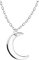 Sofia Milani - Damen Halskette 925 Silber - Mond Anhänger - 50241