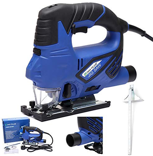 Jigsaw, 850W 3000RPM Jig Saw Tool with Laser Guide, ±45° Bevel Cutting Angle, 6 Adjustable Speeds, 4-Position Orbital Action, Max Cutting Capacity: 100mm Wood, 10mm Metal - Note: Without Blades
