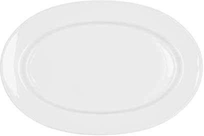 BIDASOA Fuente Oval PORC 32 X 22 CM BID Glacial, Cerámica, Multicolor