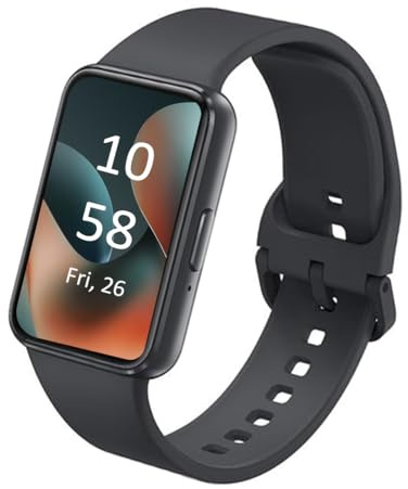 SAMSUNG Galaxy FIT 3 [2024] 1.6 AMOLED Display | 14 Days Battery Life | 100+ Watchfaces | 100+ Exercise Modes | International Model - (Gray)