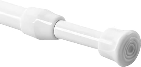 Okaywork Teleskopstange 30-50CM,Gardinenstange Ohne Bohren,Vorhangstange Ohne Bohren,Duschstange Ausziehbare,Vorhangstange,Kleiderstange für Fenster,Kleiderschrank,Badezimmer (Durchmesser 1.3cm)