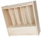 Baoblaze 2 in 1 Heu-Futterbox aus Holz für Kaninchen, Heu-Futtertrog mit Katzentoilette, kombinierte Futterkrippe, Futterhalter für Gras für Kaninchen, Häschen, große Heuraufe