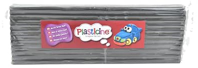 Plasticine 400 g, color verde oliva oscuro #26, pasta de modelado para animadores y modelistas, fácil de moldear, ideal para esculturas, modelos y stop-motion