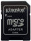 Original Kingston Technology 16GB/32GB/64GB/128GB Mini Genuine Micro SD Memory Card for Tablet, Mobile, Black (Adapter Only)