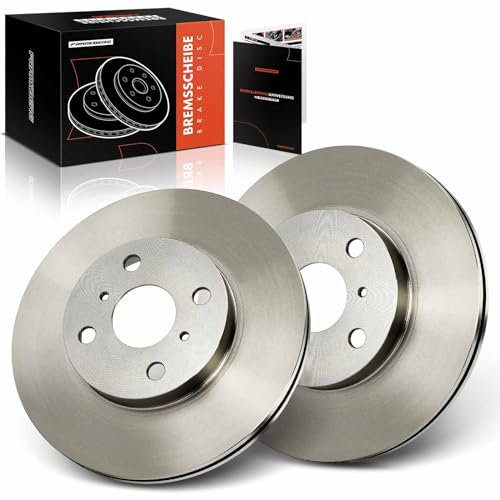 Frankberg Bremsscheiben Bremsscheibensatz Vorderachse Kompatibel mit Yaris NCP1 NLP1 SCP1 1.0L-1.5L 1999-2005 Yaris P1 1.3L 1999-2005 Yaris Verso P2 1.4L 2000-2005 Replace# 435120D050