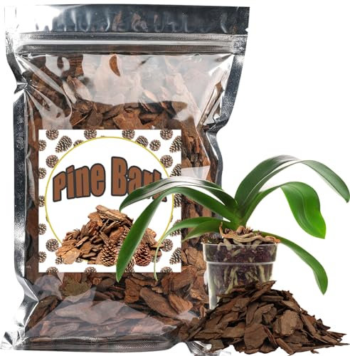 Doter Écorce de pin pour mélange d'orchidées, paillis d'écorce d'arbre biologique pour plantes en pot, drainage amélioré, flux d'air et ventilation des racines, idéal pour Phalaenopsis, Cattleyas,