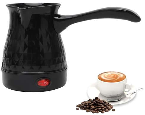 Yuragim Cafetière turque à induction, 500 ml, électrique, cafetière turque, plaque de cuisson, cafetière à moka, pot à lait, moka pot turc