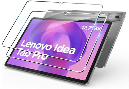 Fitudoos [2 Pezzi] Panzerglas Schutzfolie für Lenovo Idea Tab Pro/Lenovo Yoga Tab Plus/Lenovo Tab P12 2023 12,7 Zoll,9H Härte, glasklare Displayschutzfolie,Anti-Fingerprint,entspiegelt, Kratzfest.