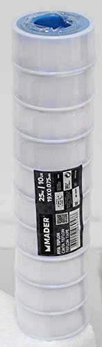 monkey ladder cinta selladora - cinta de politetrafluoroetileno de 19mm x 25m, ideal para garantizar un sellado hermético en conexiones de plomería y gas. *