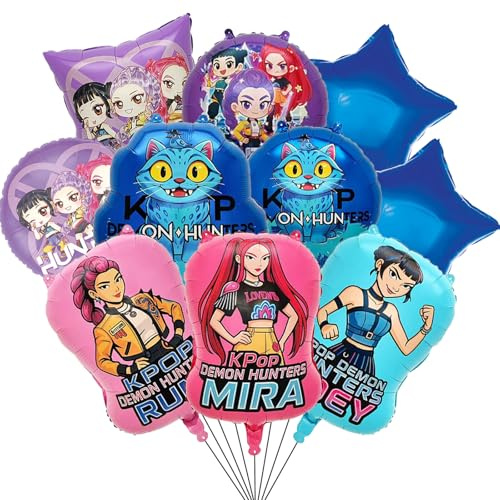 10pcs Palloncini in Alluminio per Elio, Decorazione Festiva per Compleanni e Feste per Bambini