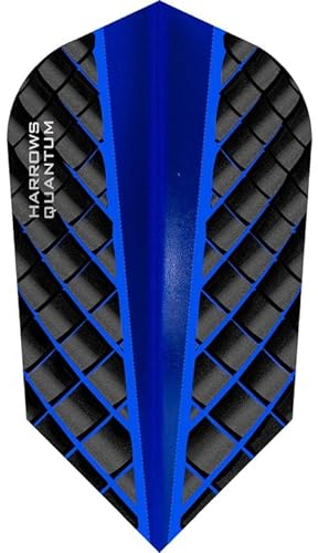THOR-SPORTS Harrows Quantum Flights Slim/Pear/Kite/Standard in diversen Farben (Slim 1 Set, Blau)