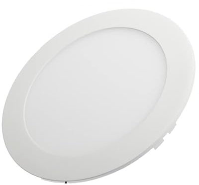 Generico PANNELLO FARO 18W FARETTO A LED AD INCASSO CON ALETTE A MOLLA TONDO LUCE BIANCA FREDDA SLIM