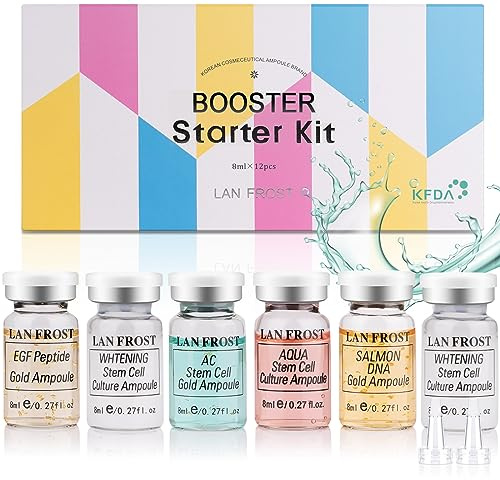 BB Meso Booster Kit Starter Siero Acido Ialuronico Cura Della Pelle Set 8 ML 6 Siero Cura Della Pelle per Viso BB Radiance Face Siero Kit