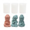 Xidmold 3 Stück Buddha Silikonform Kerzengießform 3D Buddha Kerzenform Gipsform Seifenform Buddha Gießform für Gips, Seife, Sojawachs Kerzen
