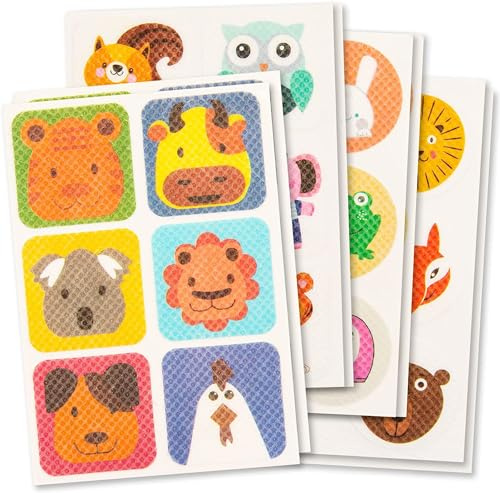 Adesivi per Zanzare Repellente,cerotti zanzare bambini, 60 Pezzi Anti Repellente Della Zanzara Patch Cartone Animato, Repellente per Zanzare, Adatto per Campeggio All'aperto per Adulti e Bambini