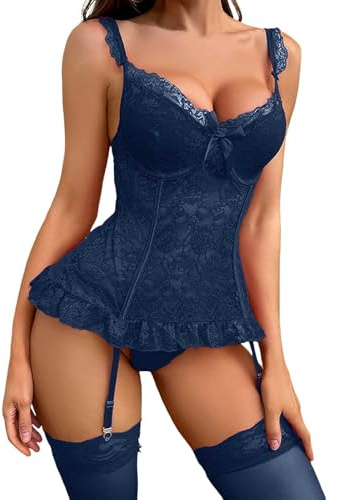 Lingerie Sexy Femme Coquine Hot Tenue Érotique Ensemble Et Vêtements Body Luxe Dessous String Ouvert Combinaison Resille Porte Jartelle Mode Vetement Collant À L'entrejambe Crop Top Bodysuit