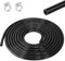 Heveer Manguera de Silicona Manguera de Vacío Manguera de Vehículo de Motor 3m con 2 Abrazaderas para Motor Automotriz Negro ID 4mm-OD 8mm