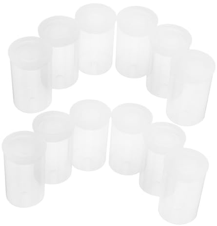 Tofficu 100pezzi Contenitori Di Plastica Trasparenti Con Piccoli Contenitori Per Medicinali Da Viaggio Bottiglie Vuote Per Campioni d Organizer Per Piccoli Oggetti