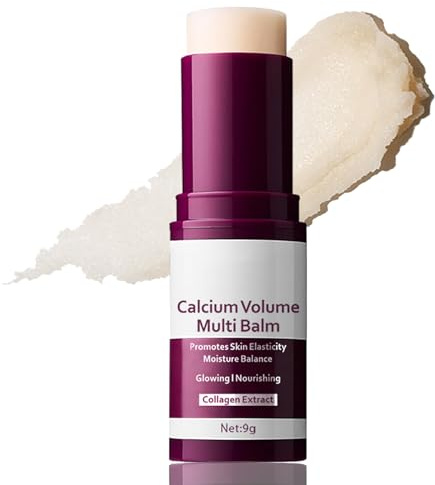 Calcium Multi Balm Stick, Stick Collagene per la Cura della Pelle Coreana, Crema Anti-Età per gli Occhi contro Rughe e Occhiaie, Crema Idratante per Viso e Corpo, Crema Antirughe per Donne, Crema