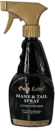 Gold Label Spray de Soin Ultime pour crinière et Queue, 500 ML, Transparent, Taille Unique