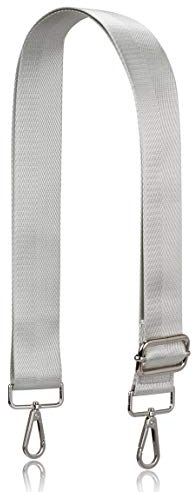 Allzedream Taschengurt Crossbody Bag Damen Breiter Gurt Zum Wechseln Einstellbar Umhängetasche (Silber)