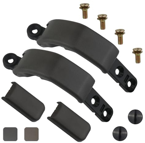 Osompar Rear Quarter Window Latch Lock Assembly Compatible with Toyota Tacoma 1995-2001 Toyota T100 1994-1999 Replaces 62910-35010-B2 Gray 2pcs Left Right Side