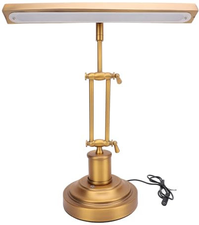 Asixxsix Pianoljus för Upprättstående Piano, 12W Klassisk LED-pianolampa Eye Care Music Stand Light med 3 Färglägen, Touch Control Justerbar Piano Light lampas för Digitalpiano och Flygel (EU)