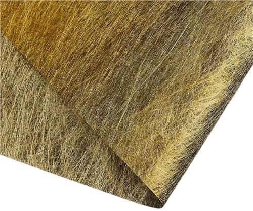Florist Blombukett Inslagningspapper, Hampasilke presentpapper 8 st flerfärgade DIY scrapbooking blomdekorationstillbehör(Gold)