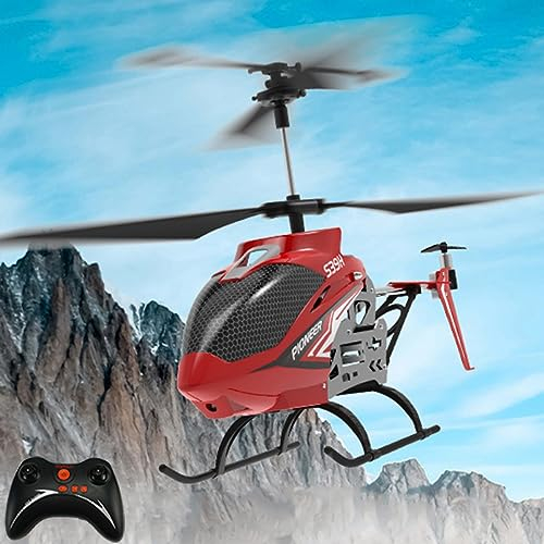 efaso RC Helikopter S39H-Hubschrauber ferngesteuert mit LED/Gyro-3-Kanal Ferngesteuerter Hubschrauber mit Höhehalten und Auto. Indoor/Outdoor (S39H -Standard Set)