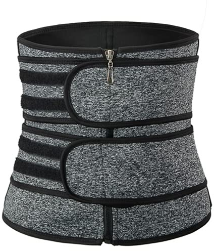 RCBHSD Bodys Homme Ceinture de Sudation Abdominale Ventre Plat Minceur pour Perdre du Poids Sauna Gaine Amincissante Ajustable S-6XL(Size:6XL)