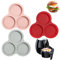 AIFUDA Lot de 3 moules à œufs en silicone anti-adhésif avec 3 cavités pour friteuses à air de plus de 6 l