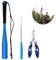 XEERUN Fischtöter Angelzange, 3 Set Fishing Fischtöter, 24.5cm Aluminium Fisch Totschläger, Angelzange, Fishing Hakenlöser Set, Fischtöter mit Rutschsicherer Griff, Fisch Betäuber Angelzubehör