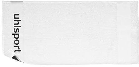 uhlsport Mano Toalla Deportiva, Niños y Adultos, Blanco, 100x50 cm