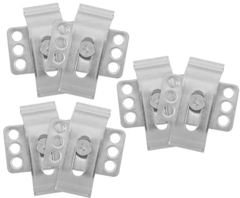 iplusmile Lot De 6 Fixations Pour Évier Sous Plan Pinces Pour Lavabo Clips De Fixation Pour Évier En Époxy Pinces Robustes Pour Évier Supports Pour Évier Sous Plan Supports En Métal
