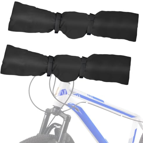 BNGXR 2 Stück Lenkerschutzhülle Ebike, Fahrrad lenkerschutz Transportschutz, Regenschutz Lenkerschutz Schutzhülle, Lenkerfahrrad Schutz Schutz Nässe Staub Schmutz für Fahrradträger