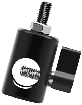 Base de adaptadores de rosca de acero inoxidable de 1/4 pulgadas para soportes de cámara estándar de 16 mm y accesorios de fotografía, base de conversión de accesorios de cámara