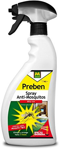 Preben 231464 - Spray Anti-Mosquitos, 12.5 x 29 x 7 cm, Transparente