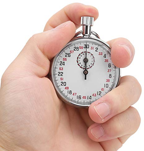 Gonetre Mechanische Stoppuhr, Lauf-Timer, Sport-Chronograph, Sport-Timer, mechanische Stoppuhr, rund, Sport-Chronograph, Lauf-Timer, Physik, Lehrgeräte, Gonetrez8viaby3dg