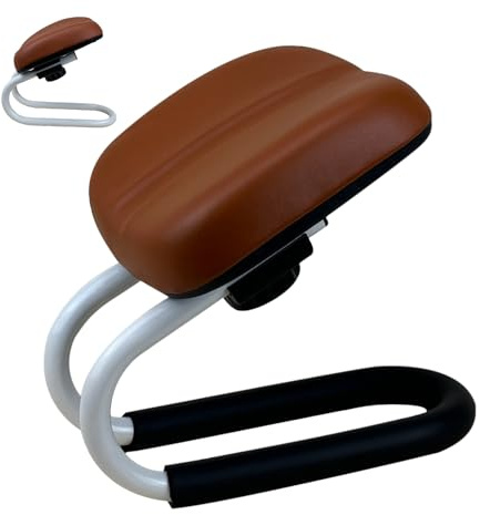 Meditationspall - kompakt knäpall, vadderad bönstol med stabil bas | Ergonomisk meditationsbänk, justerbar mjuk kudde för konfiguration