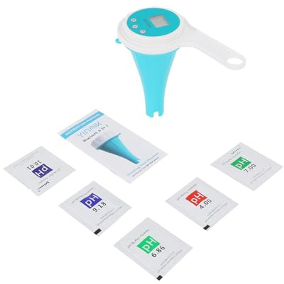 6-in-1 Wassertester, Bluetooth Digital PH EC TDS Messgerät mit App, IP67 Wasserdicht, Trinkwasser & Pool Wasseranalyse, 6 Parameter (PH/EC/TDS/ORP/TEMP/Chlor), für Trinkwasser Pool
