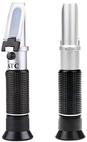 FVRYCA Refractometer for Testing Glycol and Ethylene Antifreeze Displaying in Fahrenheit and Celsius for Checking Freezing Point of Automobile