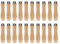 20pcs Poignées de Lime en Bois avec Anneaux de Sécurité en Métal Accessoires de Poignée de Classement en Bois Rechange pour Menuiserie Menuiserie Garage Entretien 4mm