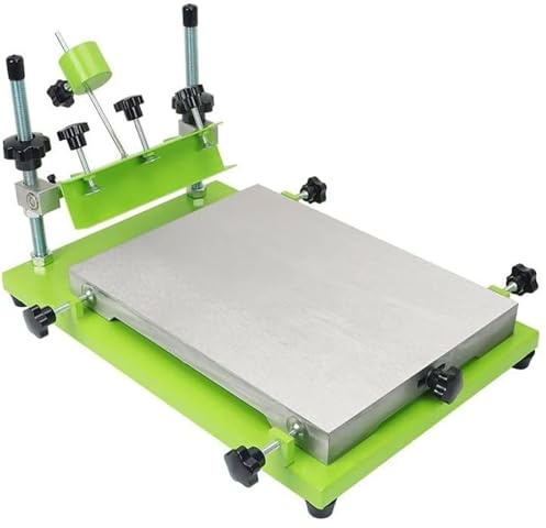GHRERTX Máquina de serigrafía Manual con escobilla de Goma a Juego, Adecuada for serigrafía de Bricolaje, for Vidrio, Textiles, Metal, Madera, plástico y Papel.(240 * 300mm)